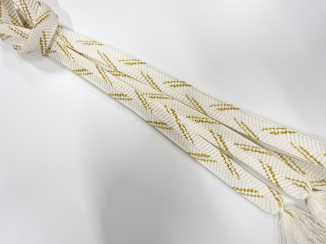 正絹　手組帯締め